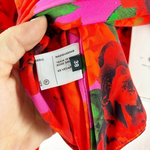 The New Arrivals by Ilkyaz Oze Gaia Cut Out Maxi Dress Rose Salvaje Size 6 - Picture 10 of 10